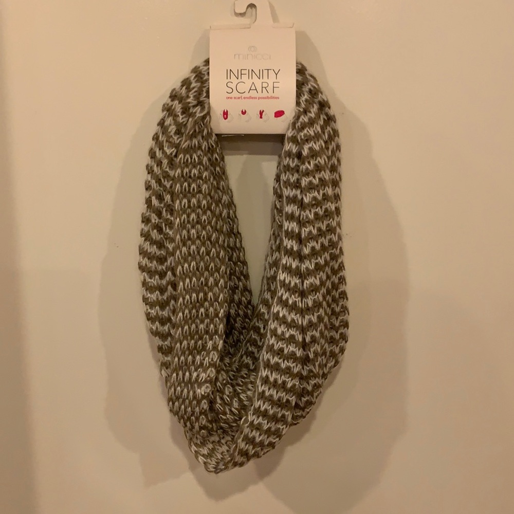 New Brownish/gray infinity scarf